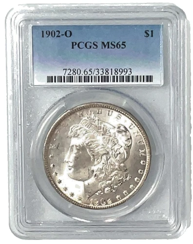 1902 O Morgan Silver Dollar PCGS MS65 Free Shipping USA