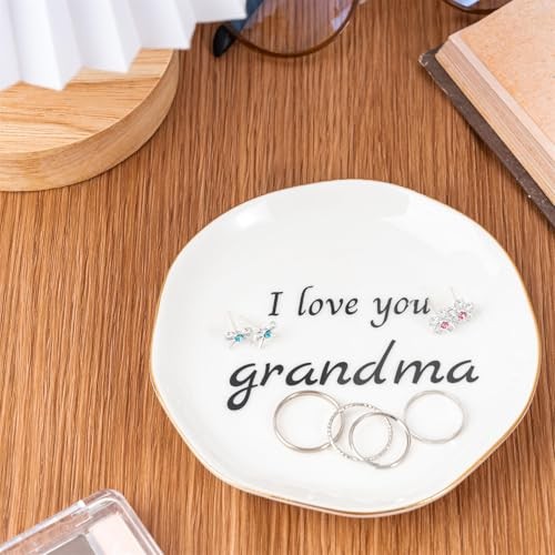 Gifts, Ceramic Jewelry Ring Dish Birthday Gifts Christmas Thanksgiving Grandma