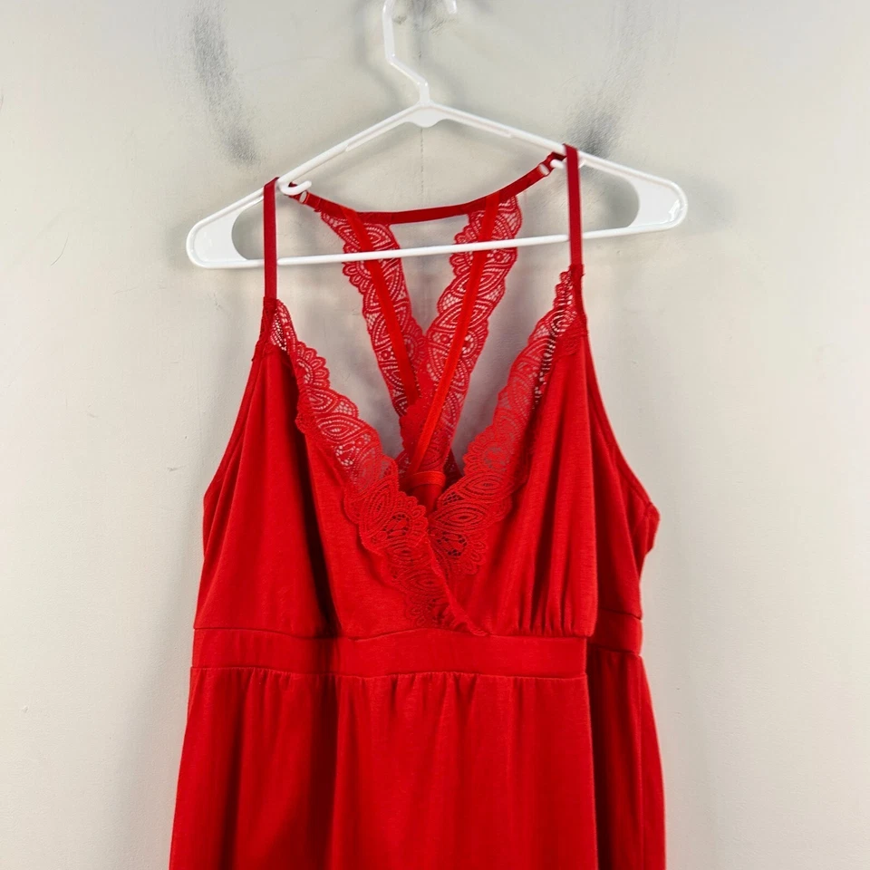 Lencería sin mangas Sleep by Cacique para mujer 22/24 cuello en V correas tejidas algodón 20502 Foto 3 de 4