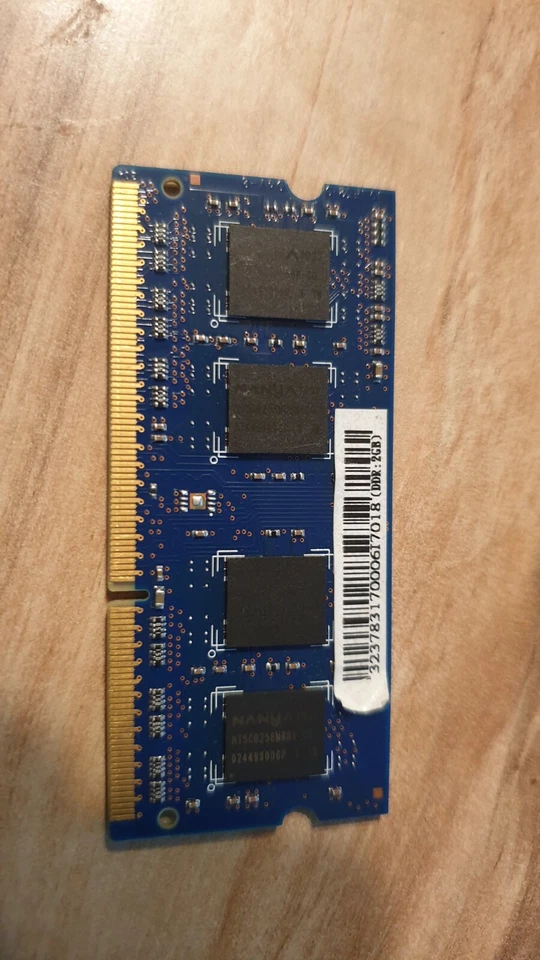 Nanya 2GB DIMM 1333 MHz PC3-10600 DDR3 SDRAM Memory (NT2GC64B88B0NS-CG) - Image 2 of 2