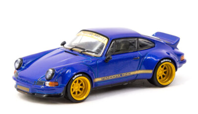 Tarmac T64-046-PO Porsche 911 RWB Backdate Pandora One blau