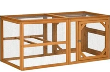 Pawhut 55" Wooden Chicken Coop