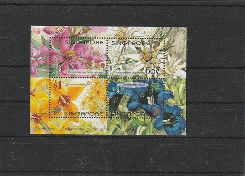 SINGAPOUR 2001 - Yvert BF 81 - Fleur Gentiane Edelweiss NeuF ETAT EXCELLENT