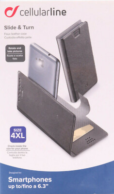 Cellularline Slide Universal Tasche 4XL 6.3'' Schutz Hülle Case Etui Book 668