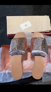tory burch sequin slides