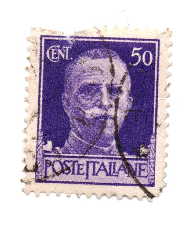 Italy 1929 SC: 221 Violet 50c Used Stamp (a1) | eBay