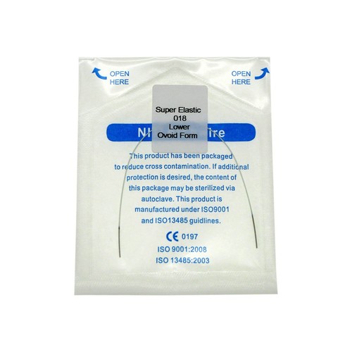 10Pcs Dental Orthodonic Niti White Arch Wire Super Elastic Upper Lower 012-020 - Picture 19 of 32