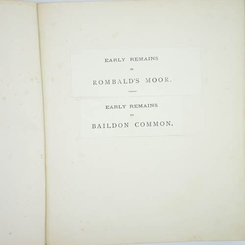 Archaeologia: Handwritten handbook of William Cudmore. c1900-1906 - Imagen 2 de 14