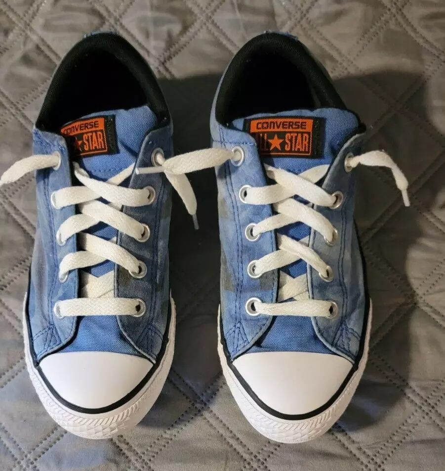 White converse sale junior size 4