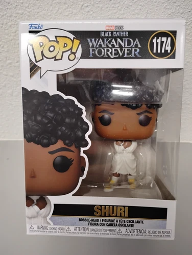 Funko Pop! Juguetes coleccionables Marvel Shuri #1174 Black Panther Wakanda Forever