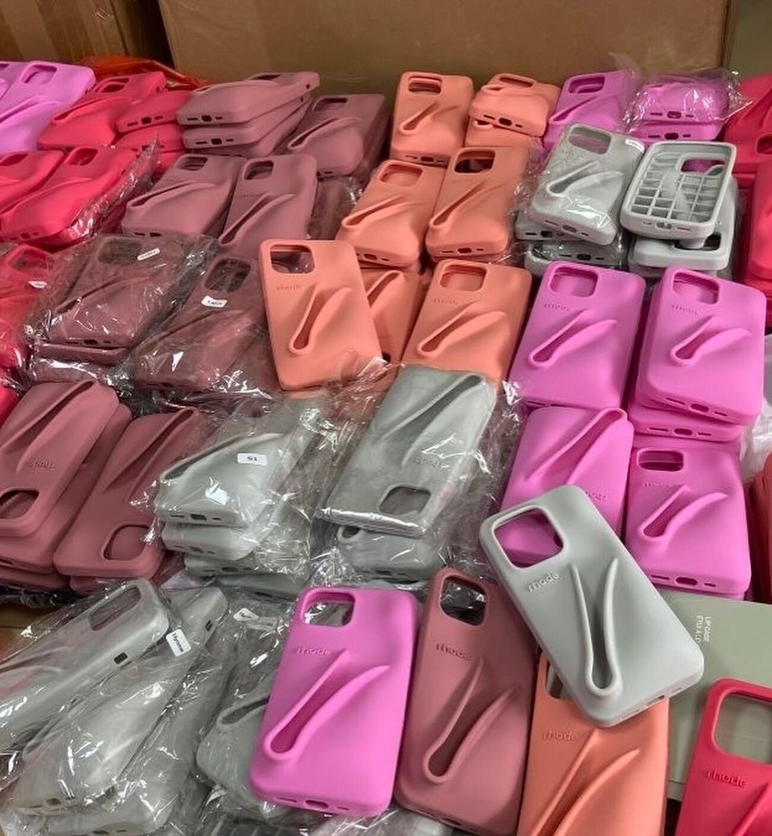 Rhode Beauty Pink Edged Phone Case Trending Tik Tok iPhone