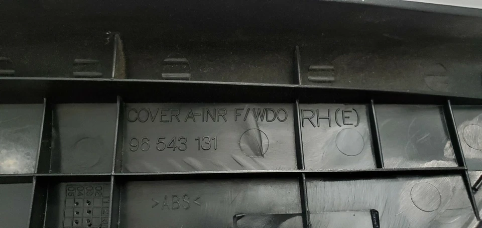 Cubierta de moldura de espejo retrovisor interior derecho Chevy Chevrolet Aveo 2002-2008 hatchback 96543131 Foto 4 de 4