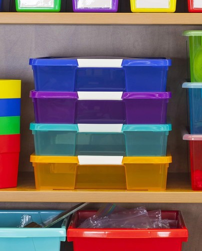 Caja de proyecto estudiantil Storex Classroom, tamaño estándar, colores surtidos - Imagen 3 de 10