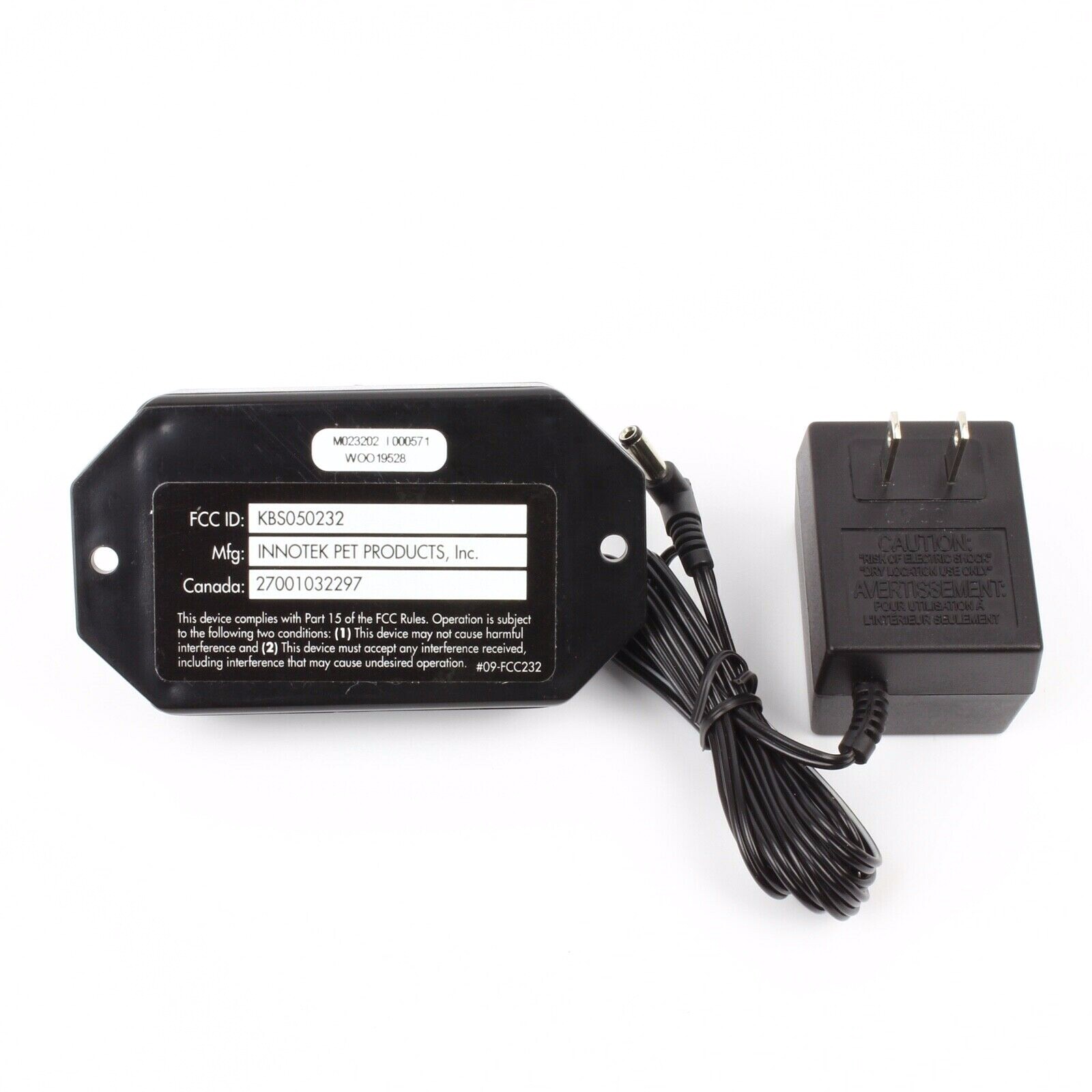 Innotek Indoor Wireless Avoidance Boundary Dog Fence Transmitter Room Free RF-25