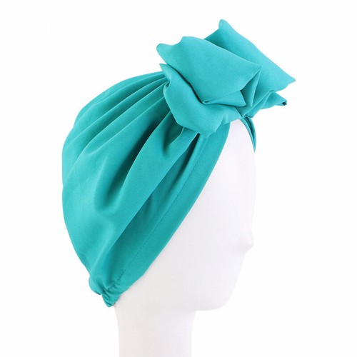 Women Flower Turban Muslim Hijab Beanies Bonnet Head Scarf Wrap Chemo Cap Hat - Picture 18 of 23