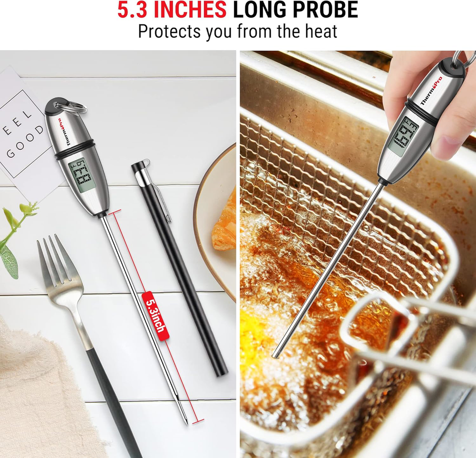 ThermoPro TP02S Instant Read Meat Thermometer Digital Cooking Food