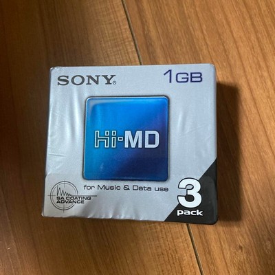 SONY Hi-MD 1GB Recordable Mini Disc 3 Packs Set 3HMD1GA Unused 