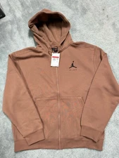 NIKE AIR JORDAN Jumpman Fleece Full-Zip Hoodie Size Large