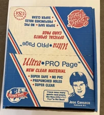 Baseball Cards Sheets Ultra PRO 9-Pocket Card Album Pages Vintage 250 Open Box