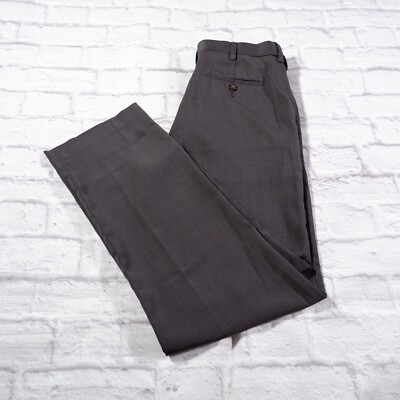 Savane Charcoal Gray Flat Front Polyester Mens Dress Pants 32x30 | eBay Savane Charcoal Gray Flat Front Polyester Mens Dress Pants 32x30 | eBay