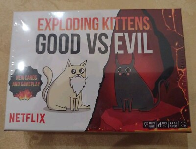Exploding Kittens: Good vs Evil - Party Card Game Netflix 