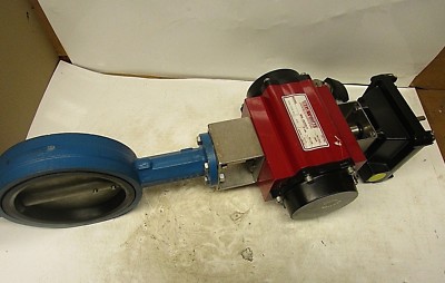 WATTS PAS-1500-M3 6'' PNEUMATIC AIR ACTUATOR WAFER BUTTERFLY VALVE 125PSI CF8M