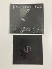 JONATHAN DAVIS signed Black Labyrinth CD Booklet + New CD autographed korn