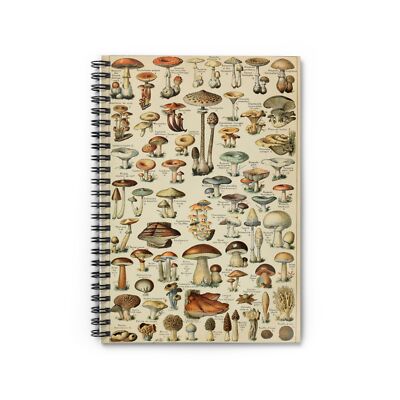 Adolphe Millot Illustrations Spiral Notebook - School, Work, Poems