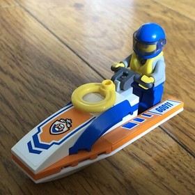 LEGO CITY 60011 Surfer Rescue 99% Complete, No Instructions, No Box