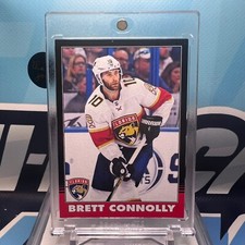 2020-21 O-Pee-Chee #424, BRETT CONNOLLY SSP 🔥🔥🔥 Black Border Parallel /100