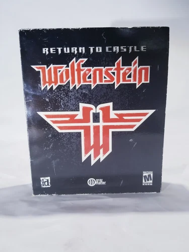 Return to Castle Wolfenstein (PC, 2001) Big Box Gatefold, Manual,  CD