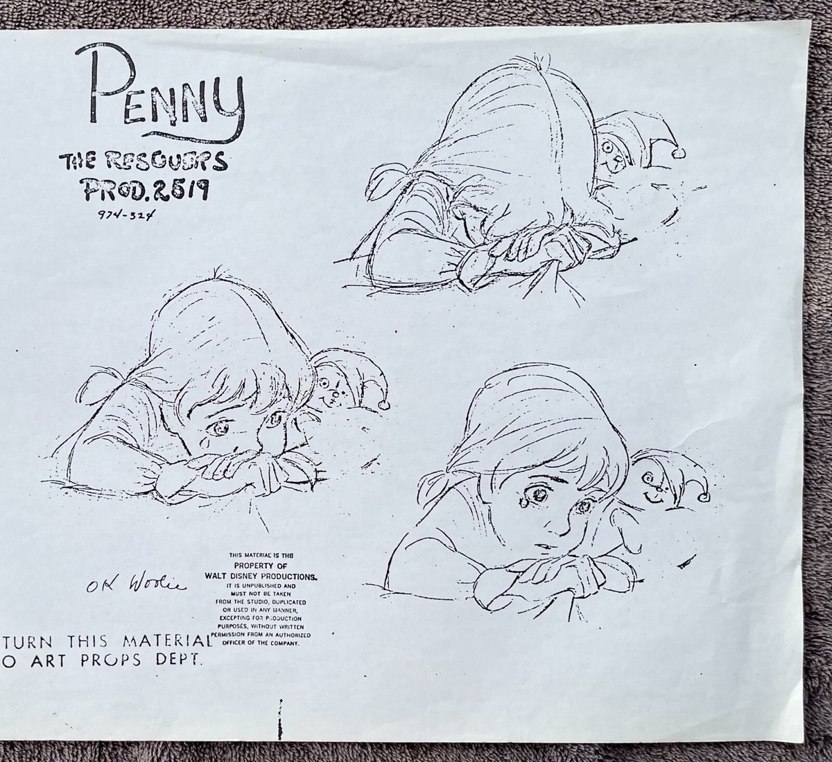 Disney The Rescuers Window The Rescuers Penny Art
