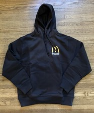 Palace x McDonald  s Logo Hoodie Black Size L Jacket Pullover Sweatshirt NEW