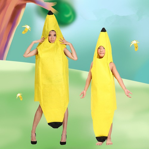 Banana Costume Fancy Dress Outfit Unisex Mens Women Funny Stag Novelty Fruit - Picture 3 of 7