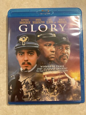 Glory (1989 Blu-ray) Denzel Washington Matthew Broderick Morgan