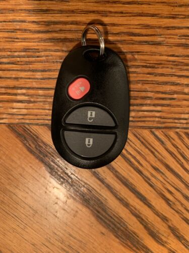 OEM TOYOTA KEYLESS REMOTE KEY FOB TRANSMITTER ALARM GQ43VT20T /3 BUTTON