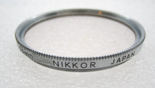 Nikon Nikkor 52mm L1A Silver Chrome Filter Lens Made in Japan 
