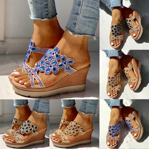 bohemian rhinestone sandals