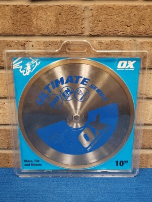 Ox Tools Ultimate UGT 10'' Glass/Tile Diamond Blade