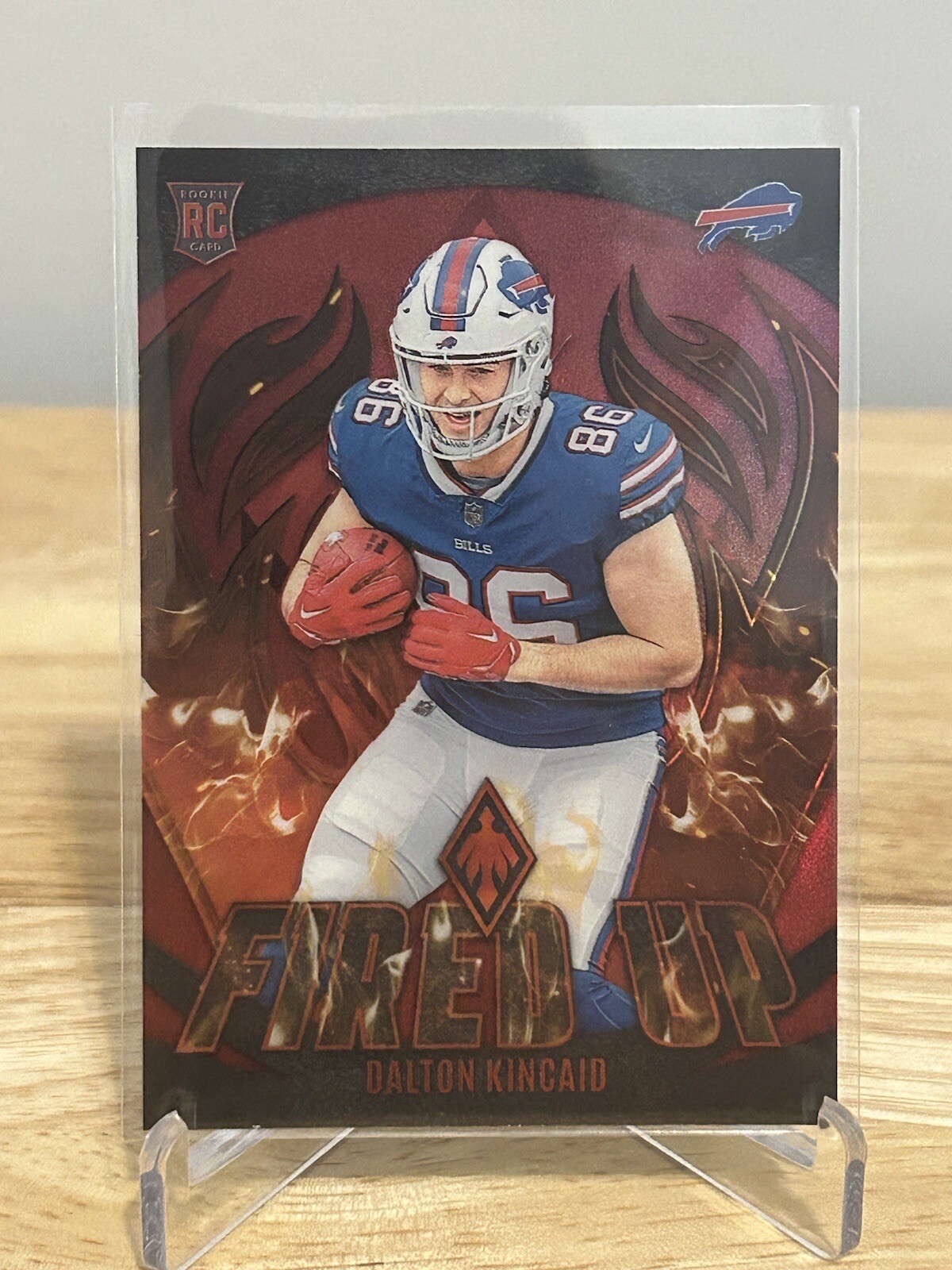 2023 Phoenix Dalton Kincaid Rookie Fired Up Red /199 Buffalo Bills RC