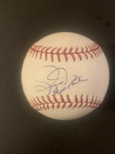 Beautiful Joe Nathan Autographed OML Baseball Minneosta Twins