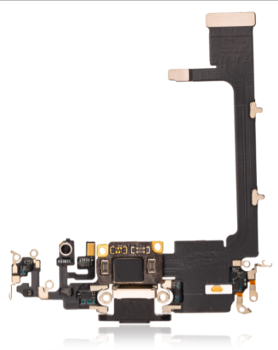 Câble flexible port de charge avec carte compatible pour iPhone 11 Pro - Photo 1 sur 1
