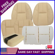 Fits 2007-2014 Chevy Suburban Driverpassenger Bottomtop Seat Cover Foam Tan