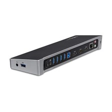 StarTech.com Triple Monitor USB 3.0 Docking Station with 2x 4K DisplayPort  ...