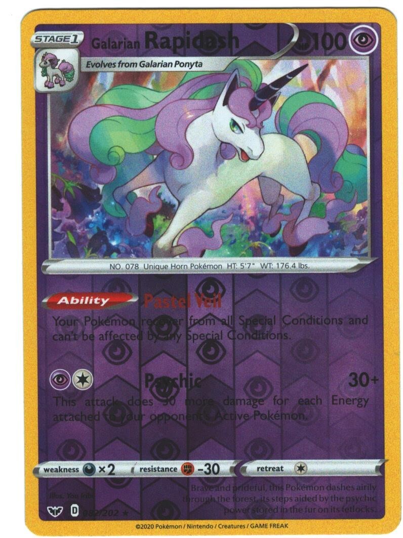 pokemon tcg heat wave arena card list Rapidash 005/034 Holo CLC main image 0