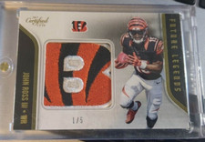 2017 Certified Cuts Future Legends Bengals patch Gold #7 John Ross III /5