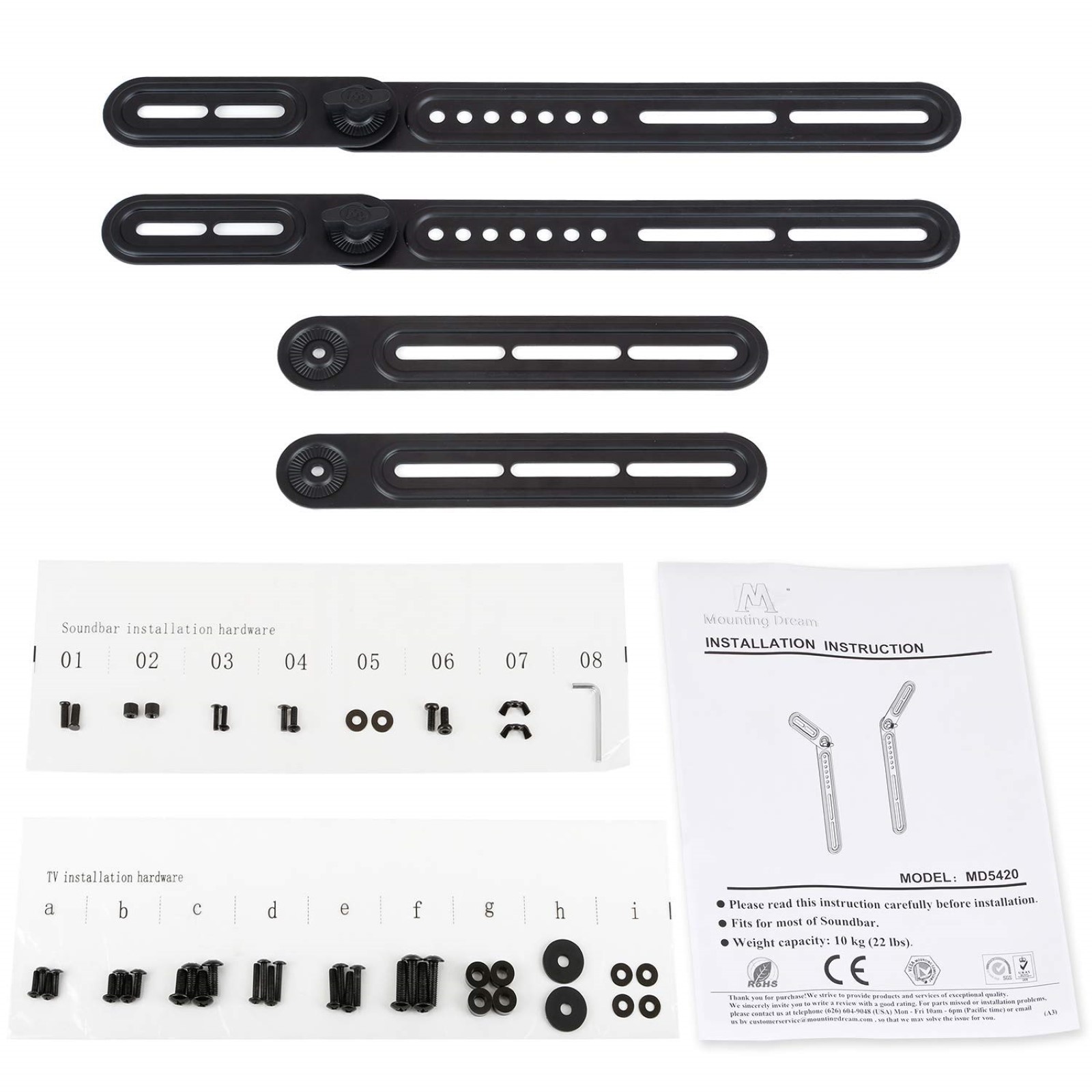 mounting dream md5420 soundbar bracket