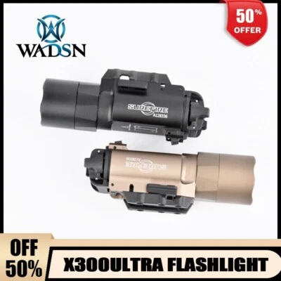 WADSN Tactical SF Surefir X300 X300U X300Ultra Flashlight Pistol LED Weapon Light