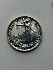 British Royal Mint UK Britannia 2019 1 oz Silver Coin 0.999 Fine
