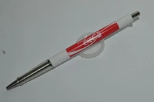 Paper Mate CONTOUR Ballpoint Pen Coca Cola Promo NOS Made In Mexico Circa 1980's
